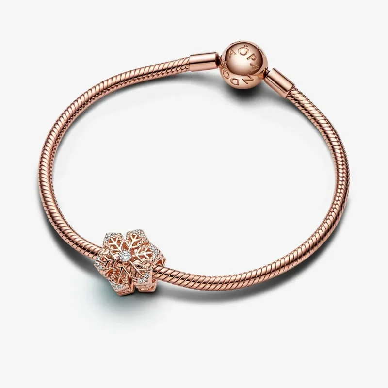 (zdjęcie do) Świąteczna zawieszka w kształcie płatka śniegu Pandora - 782378C01 - Wyświetl 8