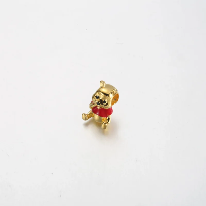 (zdjęcie do) Zawieszka Pandora Disney Kubuś Puchatek - 762212C01 - Wyświetl 2