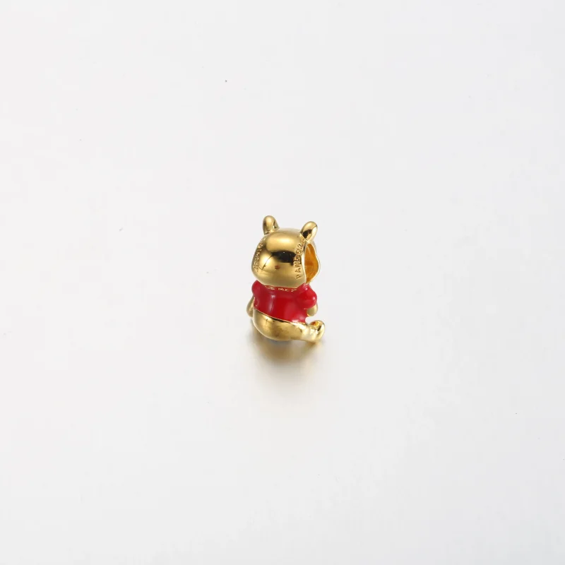 (zdjęcie do) Zawieszka Pandora Disney Kubuś Puchatek - 762212C01 - Wyświetl 3