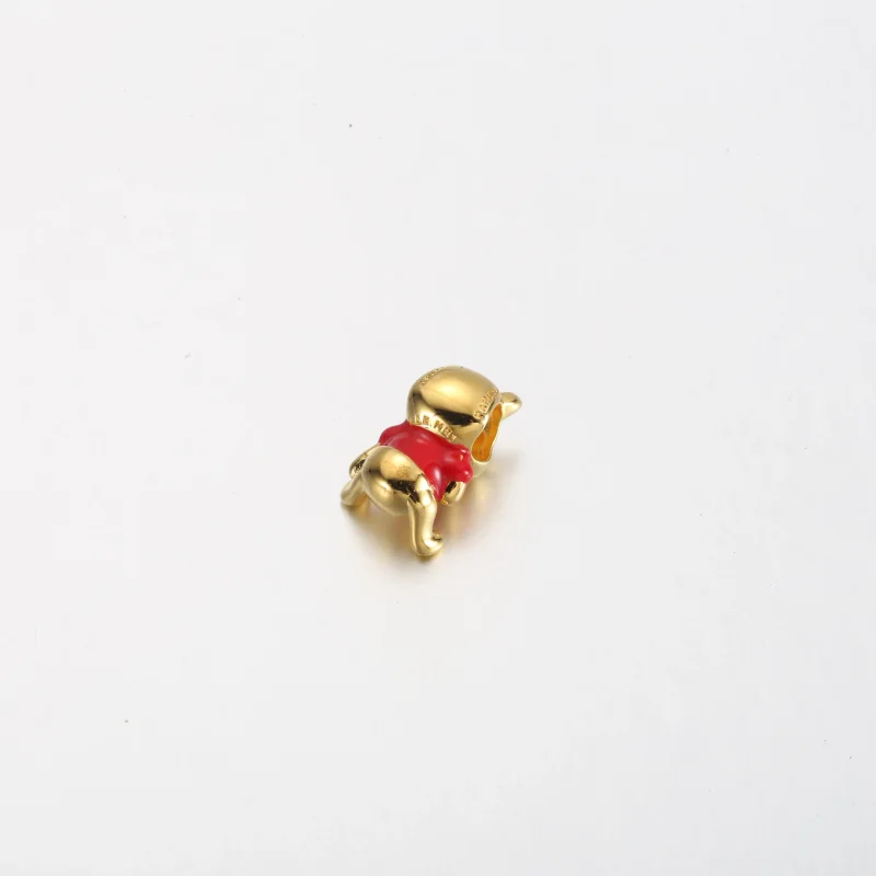 (zdjęcie do) Zawieszka Pandora Disney Kubuś Puchatek - 762212C01 - Wyświetl 4