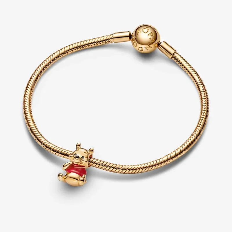 (zdjęcie do) Zawieszka Pandora Disney Kubuś Puchatek - 762212C01 - Wyświetl 8