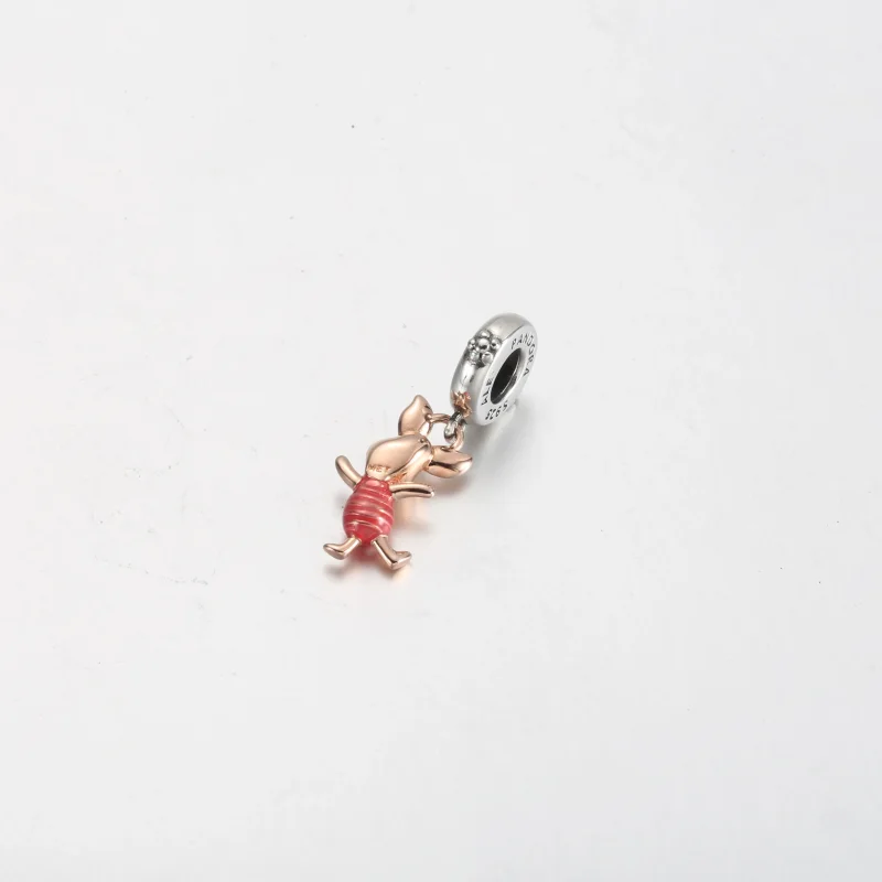 (zdjęcie do) Zawieszka Pandora Disney Kubuś Puchatek Prosiaczek - 782208C01 - Wyświetl 3