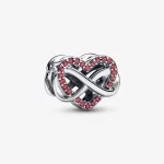 Zawieszka Pandora Family Infinity z czerwonym sercem - 792246C01