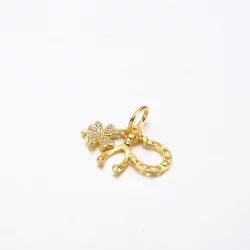 Zawieszka Pandora Lucky Clover, wahacz i podkowa - 752337c01