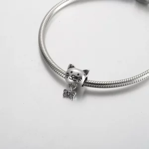 Zawieszka Pandora Pet Cat & Bow - 792255C01