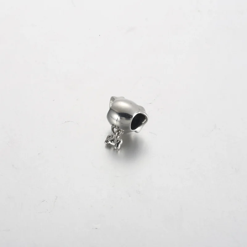 (zdjęcie do) Zawieszka Pandora Pet Dog & Bone - 792254C01 - Wyświetl 3