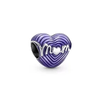 Zawieszka Pandora Promieniująca miłość mama w kształcie serca - 791160C01