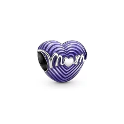 Zawieszka Pandora Promieniująca miłość mama w kształcie serca - 791160C01