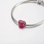 Zawieszka Pandora Promieniująca miłość Mama w kształcie serca - 791505C01