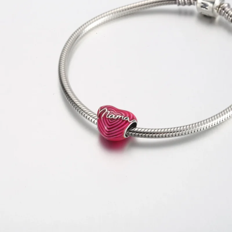 (zdjęcie do) Zawieszka Pandora Promieniująca miłość Mama w kształcie serca - 791505C01 - Wyświetl 5