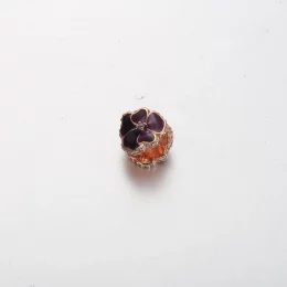 Zawieszka Pandora w kolorze głębokiego fioletu z bratkiem - 780777C01