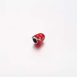 Zawieszka Pandora w metalicznym czerwonym świątecznym sercu - 792336C01