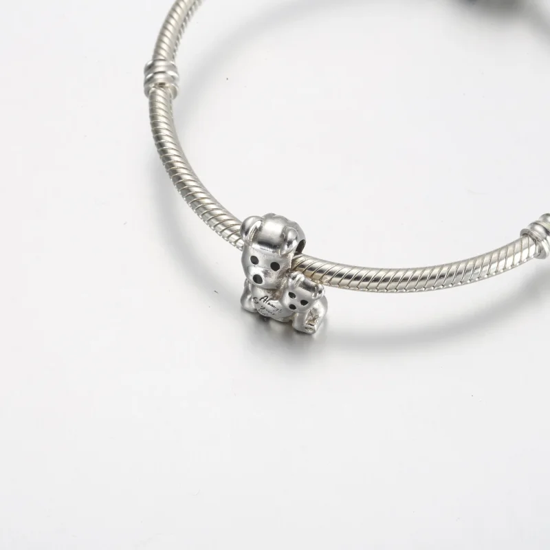 (zdjęcie do) Zawieszka Pandora z miłością do matki i szczeniaka - 790791C01 - Wyświetl 5