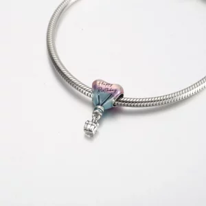 Zawieszka Pandora z okazji urodzin w postaci balonika na ogrzane powietrze - 791501C01