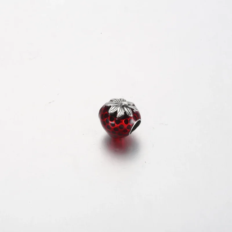 (zdjęcie do) Zawieszka Pandora z owocami truskawek - 791681C01 - Wyświetl 3
