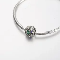 Zawieszka Pandora ze stworzeniami i liśćmi w dżungli - 791620C01