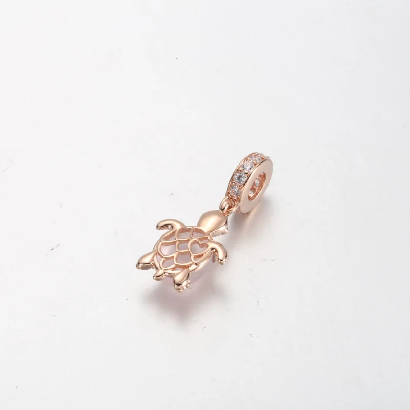 (zdjęcie do) Zawieszka Pandora ze szkła Murano w kształcie różowego żółwia morskiego - 788939 - Wyświetl 3
