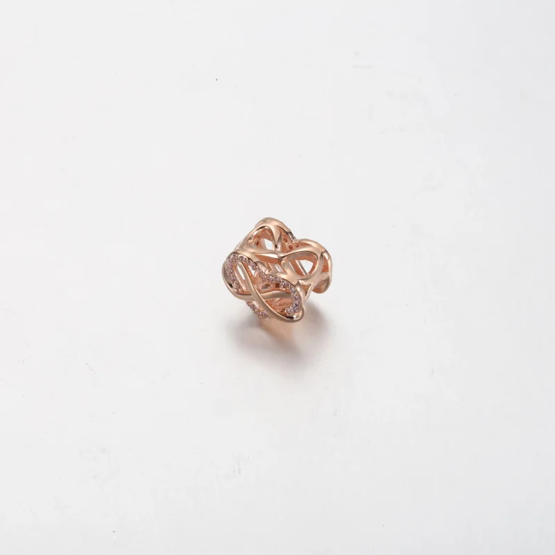 (zdjęcie do) Zawieszka w kształcie różowego serca Pandora Family - 782246C01 - Wyświetl 2