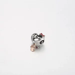 Zawieszka w kształcie serca Pandora Disney Myszka Minnie - 781142C01