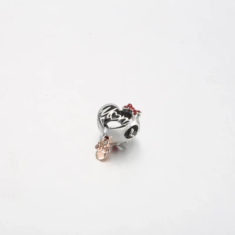 (zdjęcie do) Zawieszka w kształcie serca Pandora Disney Myszka Minnie - 781142C01 - Wyświetl 2