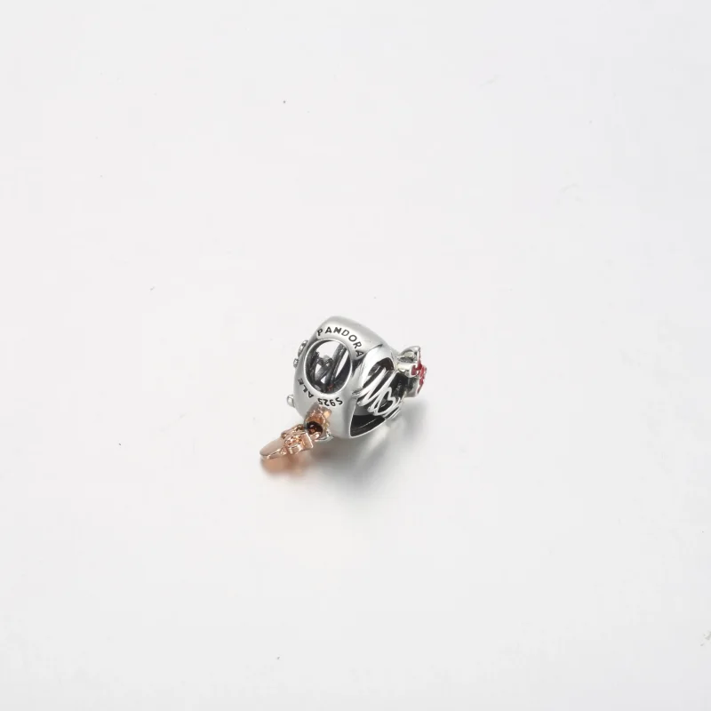 (zdjęcie do) Zawieszka w kształcie serca Pandora Disney Myszka Minnie - 781142C01 - Wyświetl 3