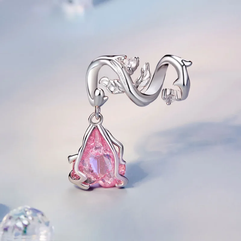 (zdjęcie do) Charms w stylu PANDORA z uschniętą różą - SCC2697 - Wyświetl 2