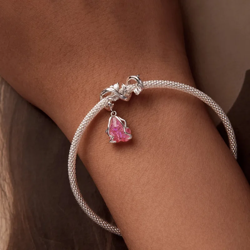 (zdjęcie do) Charms w stylu PANDORA z uschniętą różą - SCC2697 - Wyświetl 6