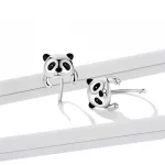 Kolczyki Mini Panda w stylu PANDORA - BSE568