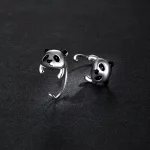 Kolczyki Mini Panda w stylu PANDORA - BSE568