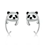 Kolczyki Mini Panda w stylu PANDORA - BSE568