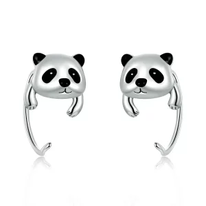 Kolczyki Mini Panda w stylu PANDORA - BSE568