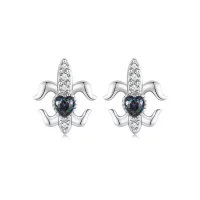 Kolczyki sztyfty w stylu vintage irysy PANDORA - BSE968