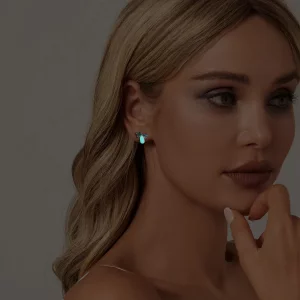 Kolczyki w stylu świetlików PANDORA - BSE962