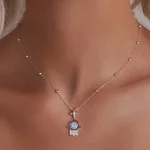 Naszyjnik w stylu PANDORA Ręka Fatimy - BSN369