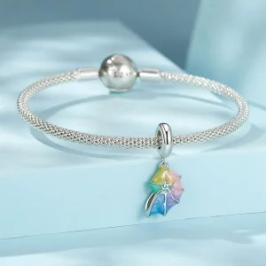 Neonowa zawieszka muszla w stylu PANDORA - SCC2709