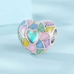 Neonowe serca w stylu PANDORA - SCC2708