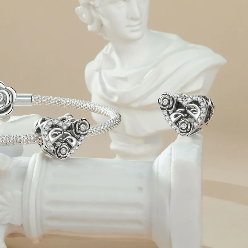 (zdjęcie do) Pamiątka romantycznej propozycji w stylu PANDORA - SCC2702 - Wyświetl 4