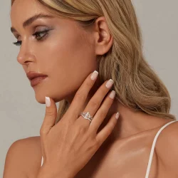 Pierścionek koronny w stylu PANDORA - BSR511