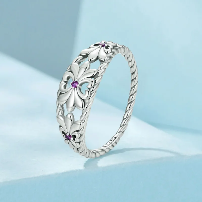 (zdjęcie do) Pierścionek w stylu vintage Iris w stylu PANDORA - SCR998 - Wyświetl 2