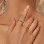 Pierścionek z dużym wozem w stylu PANDORA - SCR1005