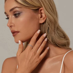 Pierścionek z falą w stylu PANDORA - BSR515