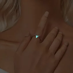 Świecący pierścionek w kształcie pszczoły PANDORA - BSR521-E