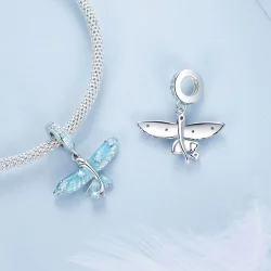 Zawieszka w stylu PANDORA Latająca Rybka - BSC967