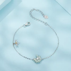 Bransoletka PANDORA w stylu stokrotki - SCB270