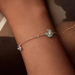 Bransoletka PANDORA w stylu stokrotki - SCB270