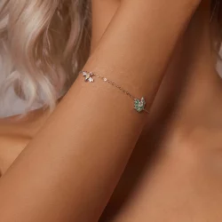 Bransoletka PANDORA w stylu stokrotki - SCB270