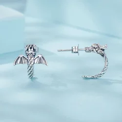 Kolczyki Feilong w stylu PANDORA - SCE1734