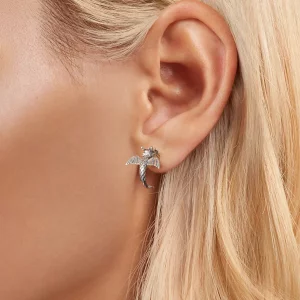 Kolczyki Feilong w stylu PANDORA - SCE1734