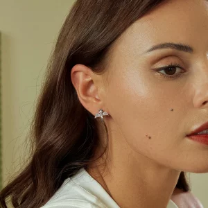 Kolczyki Feilong w stylu PANDORA - SCE1734