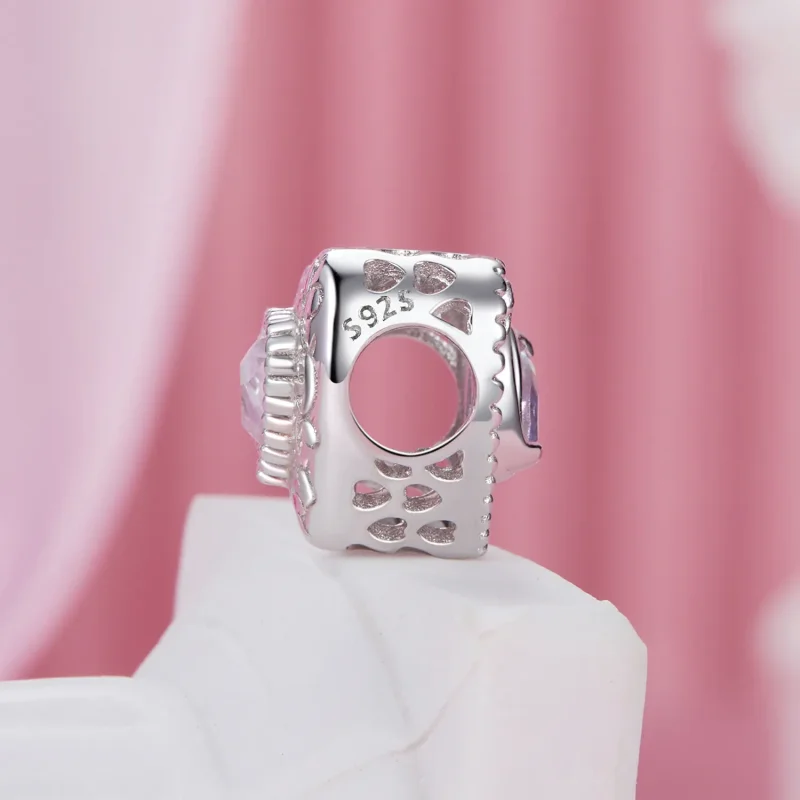 (zdjęcie do) Koraliki baletowe w stylu PANDORA - SCC2759 - Wyświetl 3
